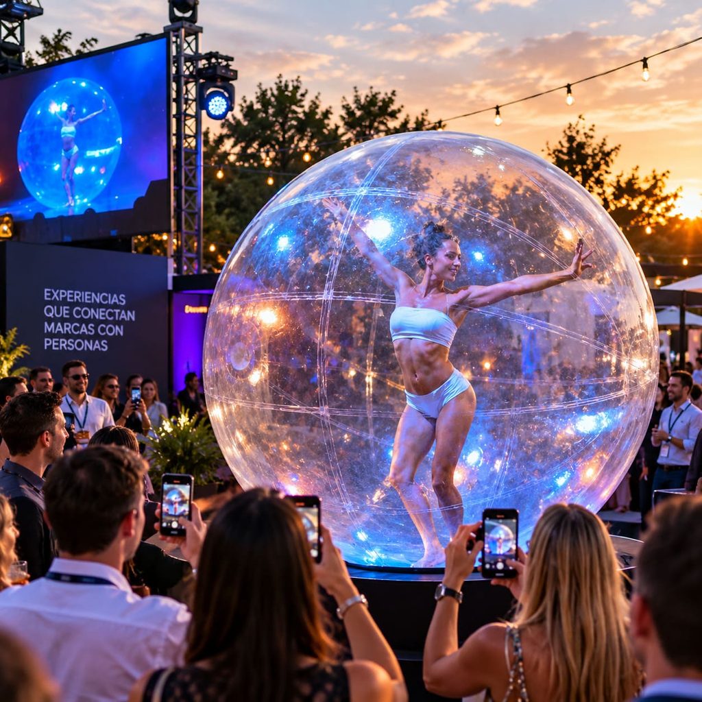 esfera dance ball performance eventos hyc experiencias
