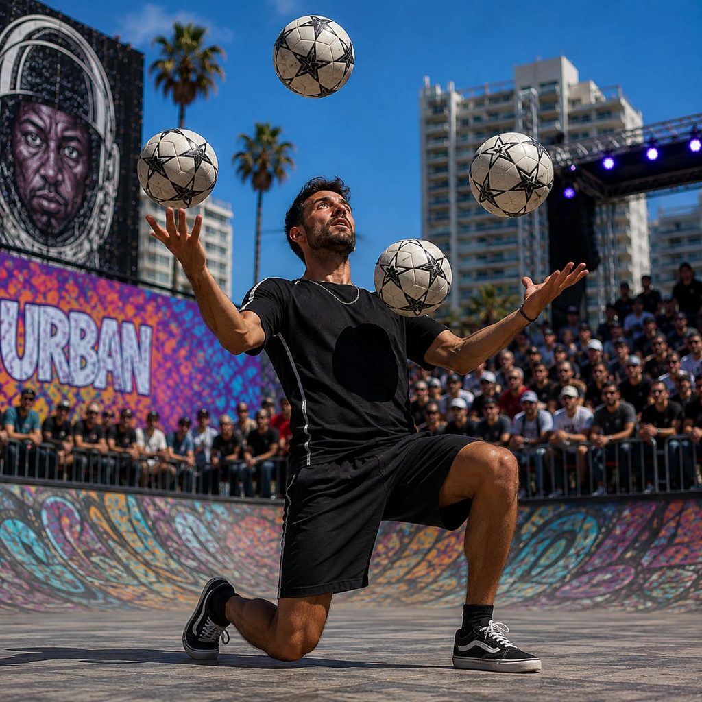 show de freestyle futbol para empresas y eventos deportivos