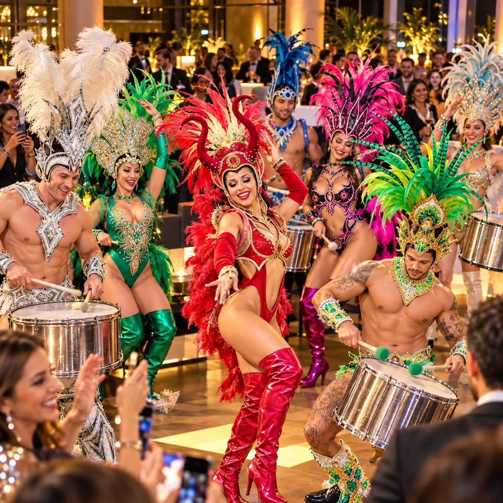 carnaval batucada eventos fiestas empresas hyc experiencias