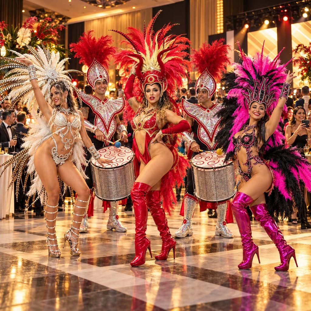 show batucada comparsa eventos fin de ano hyc experiencias