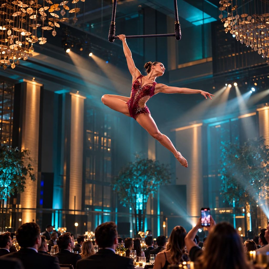 trapecista para eventos shows aereos recepciones